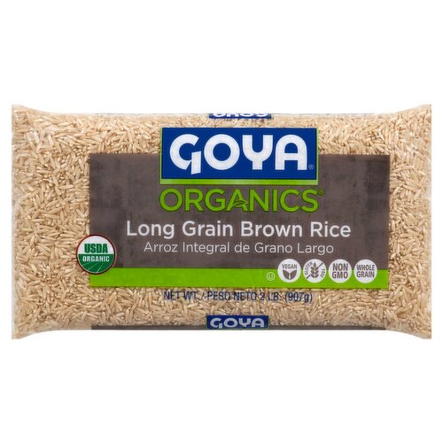 Goya Organics Long Grain Brown Rice, 2 lb