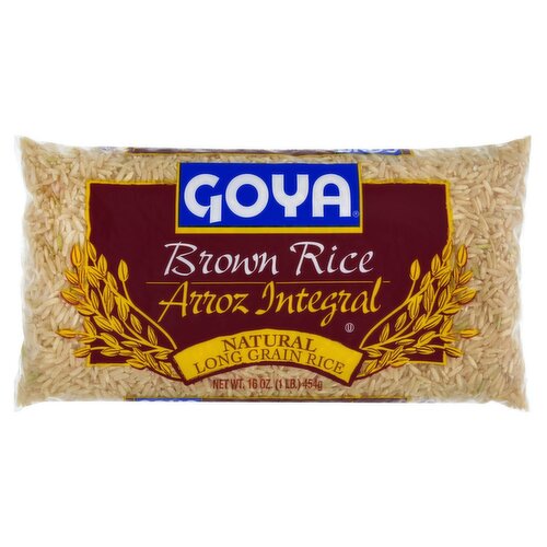 Goya Natural Long Grain Brown Rice, 16 oz