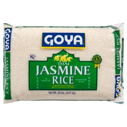 Goya Thai Jasmine Rice, 20 lbs