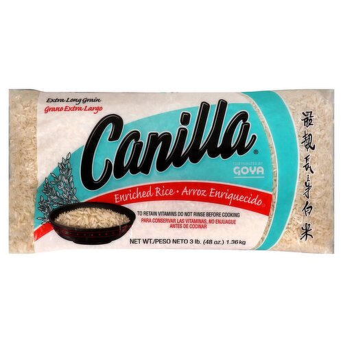 Goya Canilla Extra Long Grain Enriched Rice, 48 oz