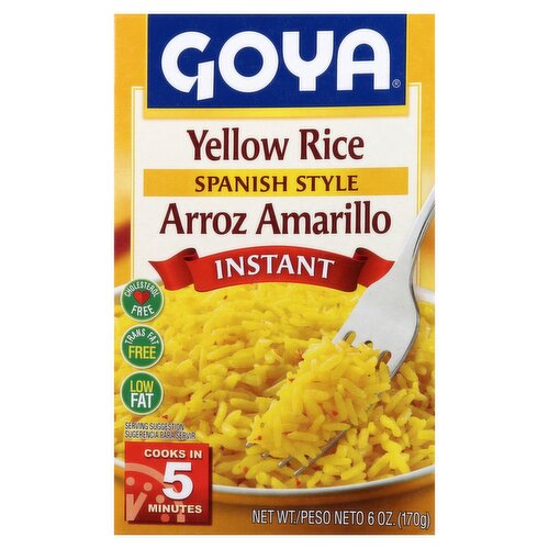 Goya Instant Spanish Style Yellow Rice, 6 oz