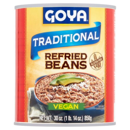 Goya Traditional Refried Beans, 30 oz