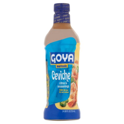 Goya Ceviche Citrus and Seasonings Marinade, 24.5 fl oz