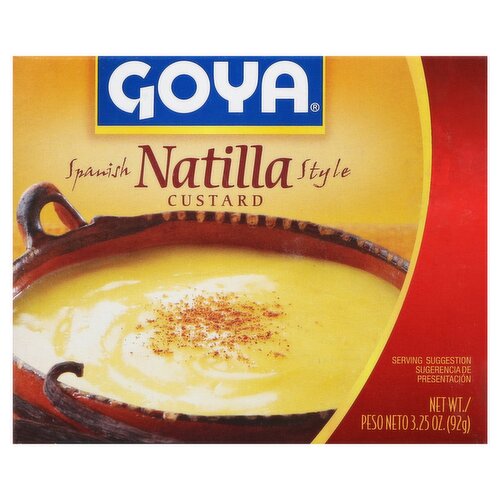 Goya Spanish Style Natilla Custard, 3.25 oz