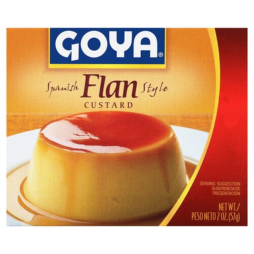 Goya Spanish Flan Style Custard, 2 oz