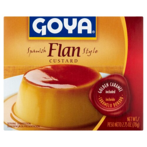 Goya Spanish Flan Style Custard, 2.75 oz