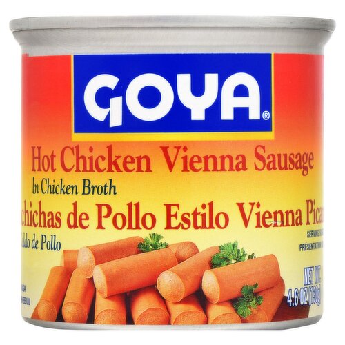 Goya Hot Chicken Vienna Sausage in Chicken Broth, 4.6 oz