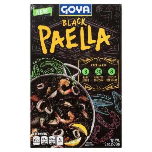 Goya Black Paella Kit, 19 oz