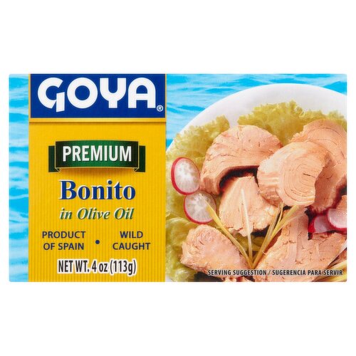 Goya Premium Bonito in Olive Oil, 4 oz