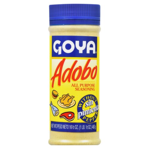 Goya Adobo All Purpose Seasoning without Pepper, 16 1/2 oz