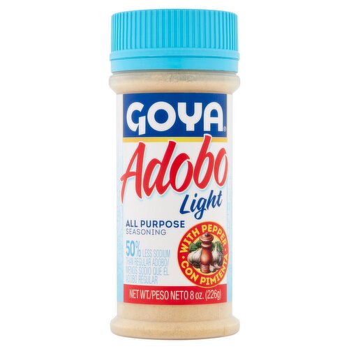 Goya Adobo Light All Purpose Seasoning with Pepper 8 oz The Fresh Grocer