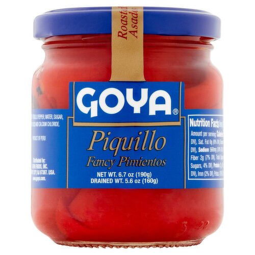 Goya Piquillo Fancy Pimientos, 6.7 oz