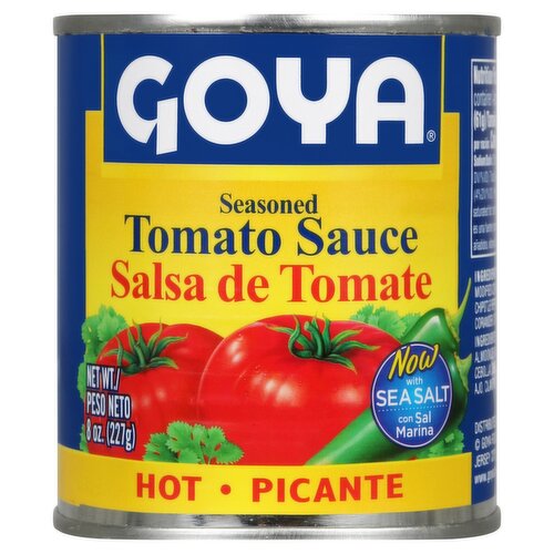 Goya Seasoned Hot Tomato Sauce, 8 oz