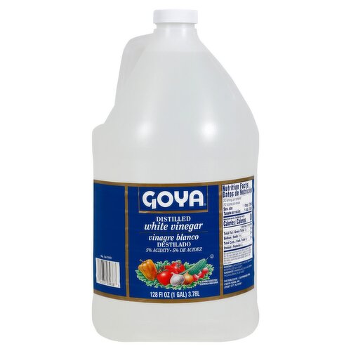 Goya Distilled White Vinegar, 128 fl oz