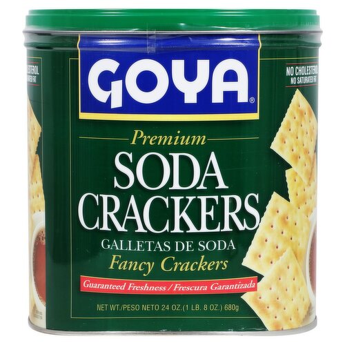 Goya Premium Soda Crackers, 24 oz