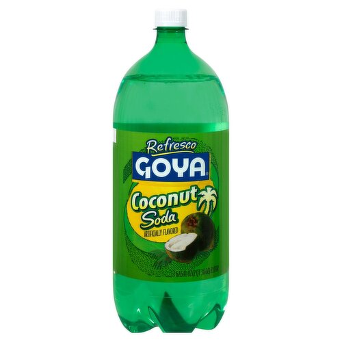 Goya Refresco Coconut Soda, 67.6 fl oz