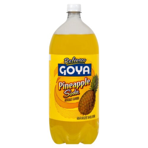 Goya Refresco Pineapple Soda, 67.6 fl oz