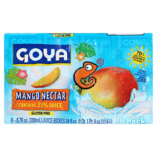 Goya Mango Nectar, 6.76 oz, 8 count