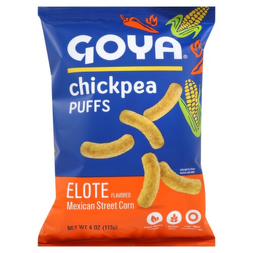 Goya Elote Flavored Chickpea Puffs, 4 oz