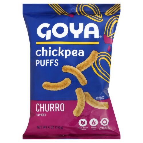 Goya Churro Flavored Chickpea Puffs, 4 oz