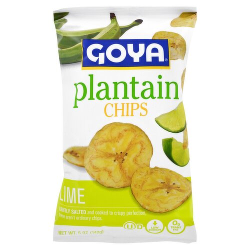 Goya Lime Plantain Chips, 5 oz