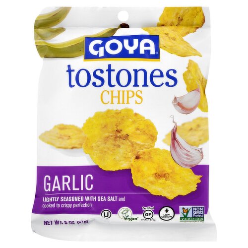 Goya Garlic Tostones Chips, 2 oz