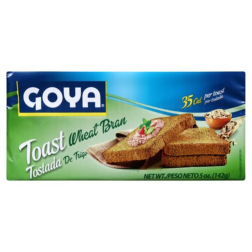 Goya Wheat Bran Toast, 5 oz