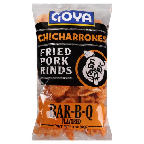 Goya Bar-B-Q Flavored Chicharrones Fried Pork Rinds, 3 oz