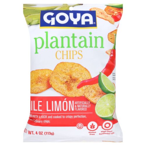 Goya Chile Limón Plantain Chips, 4 oz