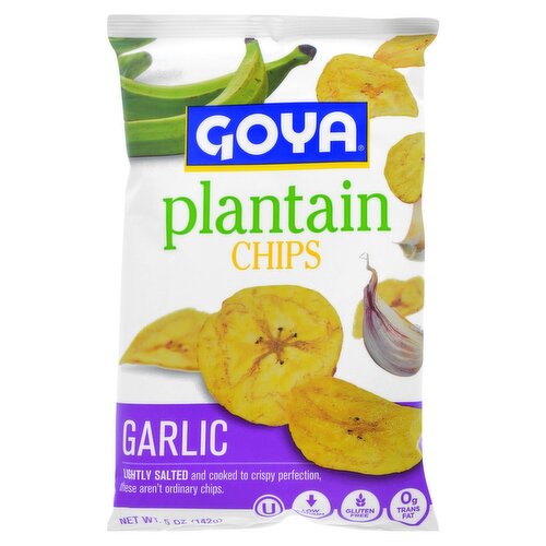 Goya Garlic Plantain Chips, 5 oz