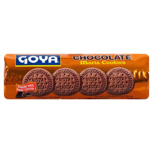 Goya Chocolate Maria Cookies, 7 oz