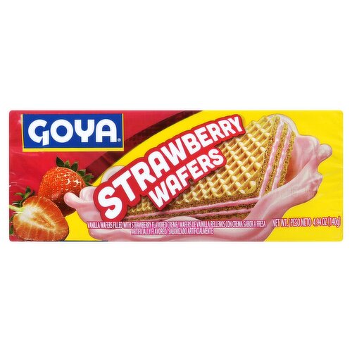 Goya Strawberry Wafers, 4.94 oz