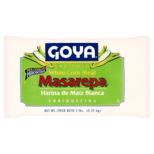 Goya Masarepa Enriched White Corn Meal, 5 lbs