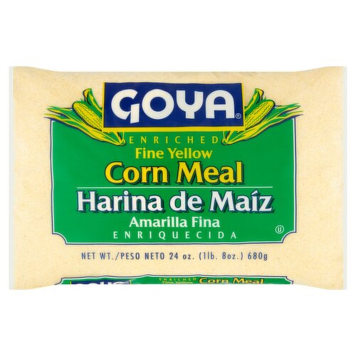 Goya Enriched Fine Yellow Corn Meal, 24 oz