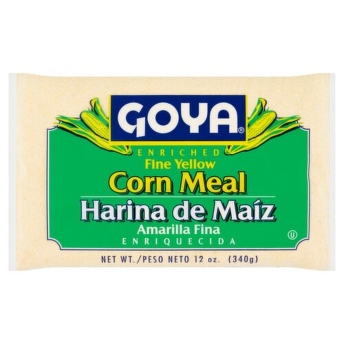Goya Enriched Fine Yellow Corn Meal, 12 oz