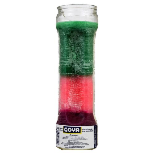 Goya Colors Tall Tumbler Novena Candle
