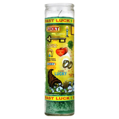 Goya Fast Luck Green 8" Candle