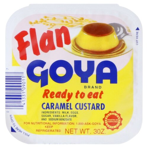 Goya Caramel Custard Flan, 3 oz