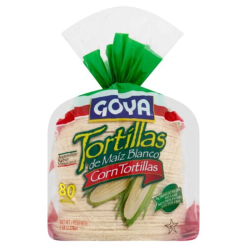 Goya Corn Tortillas, 80 count, 5 lb