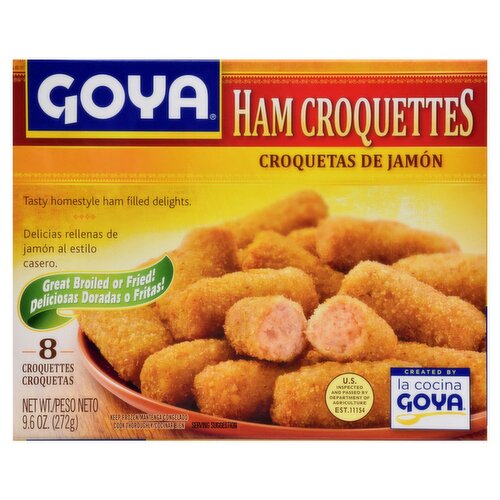 Goya Ham Croquettes, 8 count, 9.6 oz