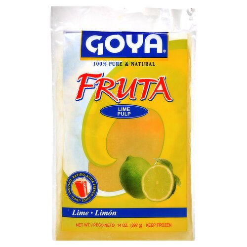 Goya Fruta Lime Pulp, 14 oz