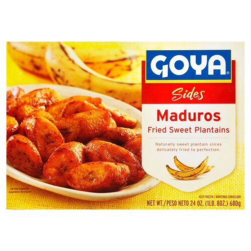 Goya Sides Fried Sweet Plantains Maduros, 24 oz