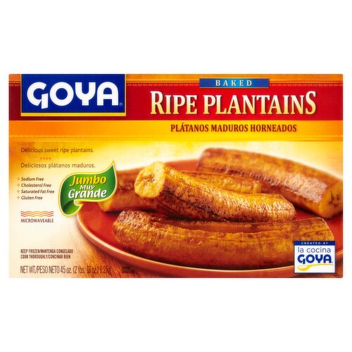 Goya Baked Ripe Plantains, 45 oz