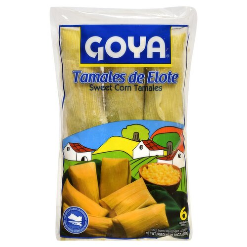 Goya Sweet Corn Tamales, 6 count, 30 oz