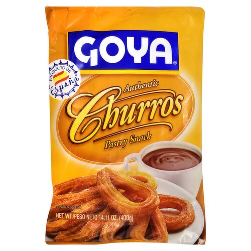 Goya Authentic Churros Pastry Snack, 14.11 oz