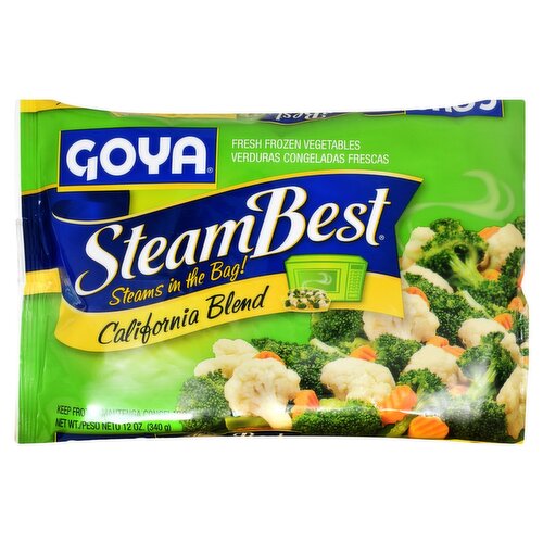 Goya Steam Best California Blend Fresh Frozen Vegetables, 12 oz