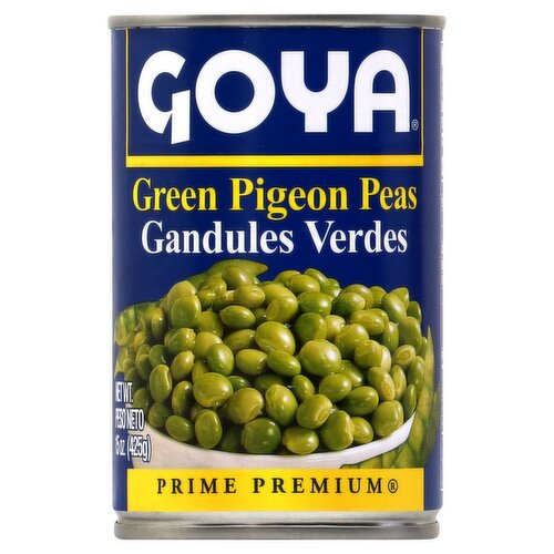 Goya Green Pigeon Peas, 15 oz