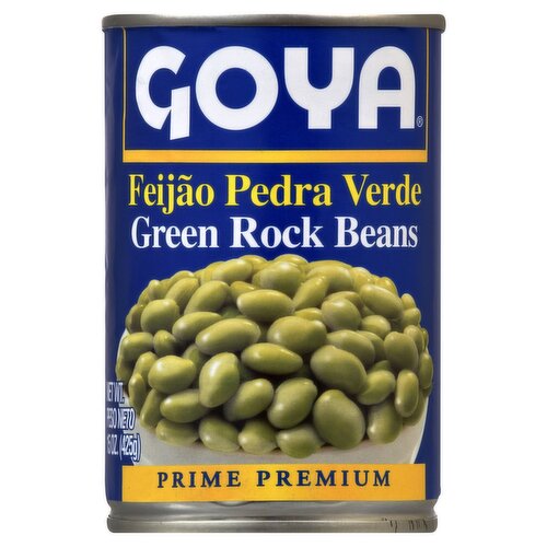 Goya Prime Premium Green Rock Beans, 15 oz