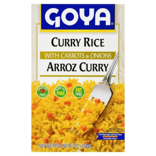 Goya Curry Rice with Carrots & Onions, 7 oz