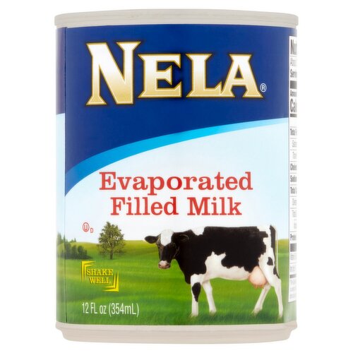 Nela Evaporated Filled Milk, 12 fl oz